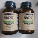 2 Wiley's Finest Wild Alaskan Fish Oil Easy Swallow Minis 180 Softgels Each01/26