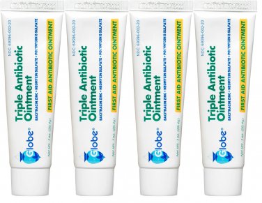 First Aid Triple Antibiotic Ointment &acirc;�� 1 oz Tube (4 Pack, Total 4 oz)