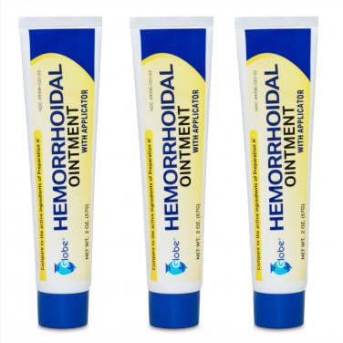 Hemorrhoidal Ointment &acirc;�� 2 oz Tube (3 Pack)