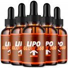 (5 Pack) Lipo Glow 360 Drops Max Strength Keto Formula Weight Management Supplement