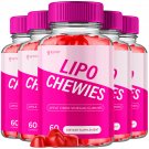 Lipo Chewies Apple Cider Vinegar Gummies – Max Strength Supplement, 300 Gummies (5 Pack)