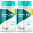 (2 Pack) NerveCalm Advanced Nerve Support Formula Nerve Calm Vitamin 120 Capsules