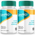 (2 Pack) CalmPro5 Calm Pro 5 Nerve Support Pills Calming Supplement 120 Capsules