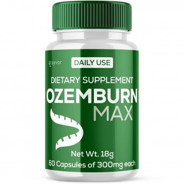 Ozemburn Max Supplement &acirc;�� Advanced Formula, 60 Capsules (1 Pack)