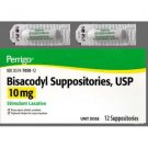 Generic Dulcolax Perrigo Bisacodyl 10mg Suppository 12ct ConstipationRelief 7/26
