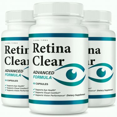Retina Clear 3 Pack &acirc;�� Capsules for Eye Health & Clear Vision Support