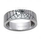   Spider Web design Stainless Steel Unisex Ring