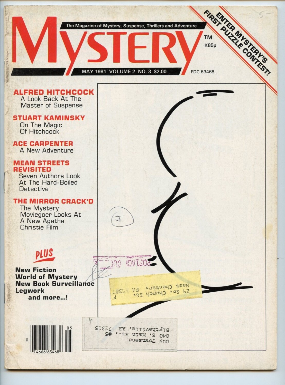 Mystery Vol. 2 #3 Alfred Hitchcock May 1981 VG