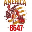stickers America 8647 – Statue of Liberty Patriotic Art Sticker