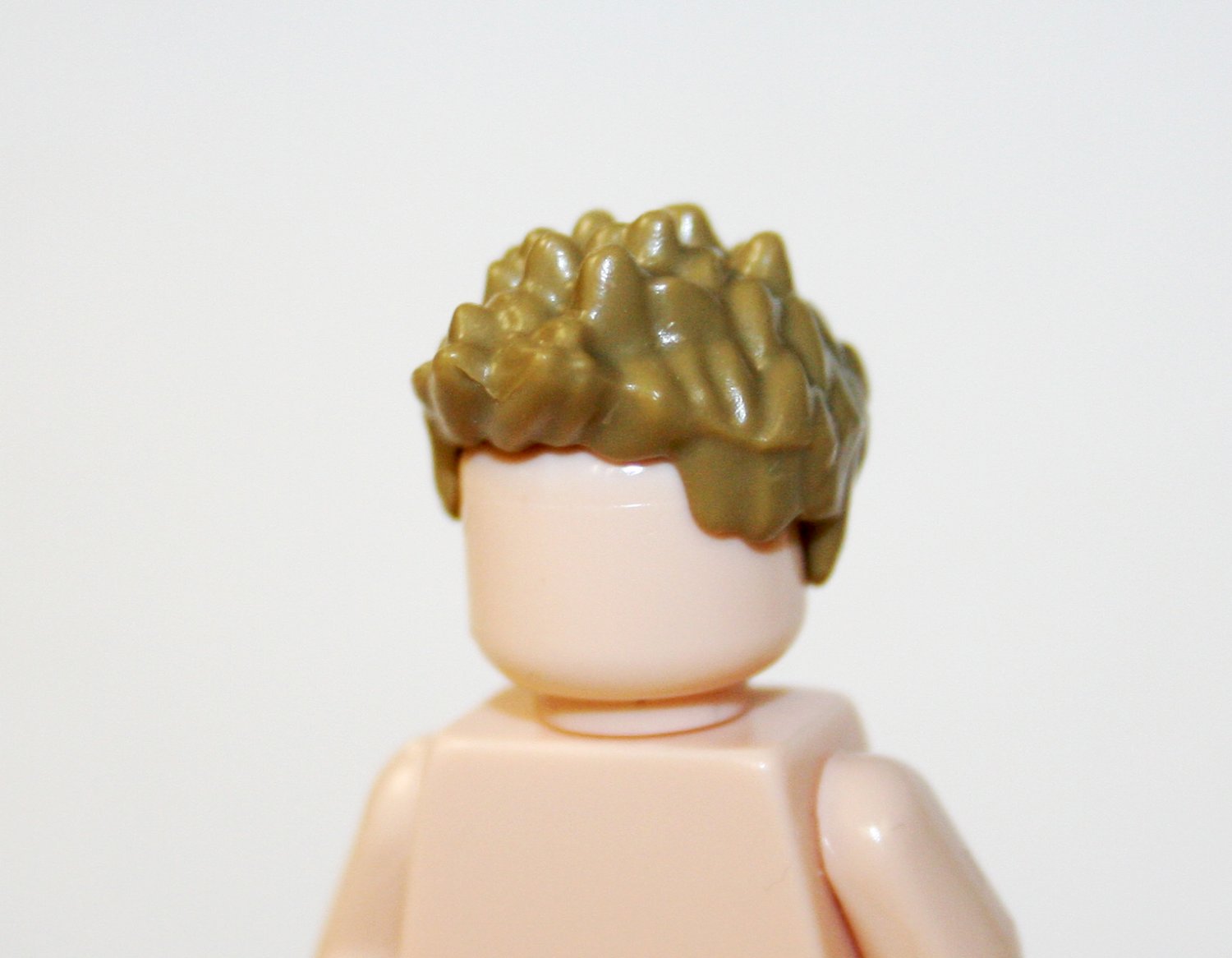 Dirty Blond Spiked Male Hair for Minifigure Custom USPS Shipping