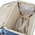 Samantha Brown 30" Exp Spinner luggage - Durable croco-embossed PVC - Creamy Van