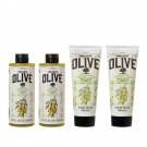 Korres 4-piece Pure Olive & Citrus Bath and Body Collection New & Sealed