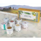 Perlier 8-piece Mini 1 oz. Body Cream Glass Jar Set Multiple Scents Sealed Italy