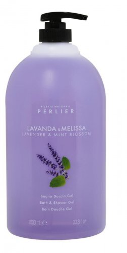 Perlier Lavender and Mint 1L Bath and Shower Gel & Cleanser, Huge 33.8 Oz. New