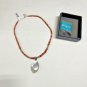 Jay King Tanzanian Red Sunstone Pendant with 20" Bead Necklace MSRP $319.75 NEW