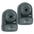 Two (2) Toucan Security Seek Indoor Pan & Tilt Security Camera - Emerald Green. Two (2) Toucan Security Seek Indoor Pan & Tilt Security Camera - Emerald Green.
