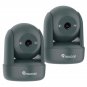 Two (2) Toucan Security Seek Indoor Pan & Tilt Security Camera - Emerald Green.