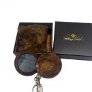 Patricia Nash Liscia Mirror with Small Scarf and Gift Box, Owl Patricia Nash Liscia Mirror with Small Scarf and Gift Box, Owl