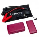 Lumore Pro Jump Starter Kit w/AC Plug & Power Bank w/Cables & Bag-Berry-NEW Lumore Pro Jump Starter Kit w/AC Plug & Power Bank w/Cables & Bag-Berry-NEW