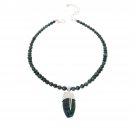Jay King Sterling Silver Teal Apatite Pendant with Bead Necklace NWT $235 Jay King Sterling Silver Teal Apatite Pendant with Bead Necklace NWT $235