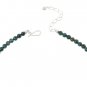 Jay King Sterling Silver Teal Apatite Pendant with Bead Necklace NWT $235