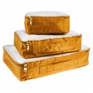 Samantha Brown 3-piece Packing Cubes - Khaki - New