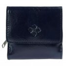 Patricia Nash Verla Leather Trifold Wallet with RFID Protection - Lapis Blue Patricia Nash Verla Leather Trifold Wallet with RFID Protection - Lapis Blue
