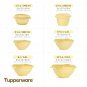 Tupperware Heritage 16-piece Square and Round Bowl Set W/ Lids - Terracotta