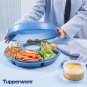 Tupperware® Large 4-piece Serving Center Set with Dip Bowl and Lids - Blue