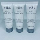 (3) PUR 4-in-1 Cloud Cream Gel To Water Hydrating Moisturizer 0.5 oz (1.5 Total)