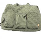 Samantha Brown To-Go Quilted Weekender-Sage Green - NEW - Samantha Brown To-Go Quilted Weekender-Sage Green - NEW -