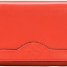 Patricia Nash Emlyn Leather Trifold Wallet W/ RFID - Coral - NWT