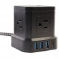 Tech Impressions Cube 9-Device Surge Protector with 10' Heavy Duty Cord, New