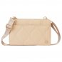 Samantha Brown To-Go RFID Blocking Quilted Travel Wallet Crossbody, Durable, Bon