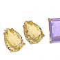 Heidi Daus Spectacular Trio Mixed-Cut Stud Earrings Set
