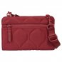 Samantha Brown To-Go RFID Blocking Quilted Travel Wallet Crossbody, Black