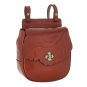 Patricia Nash Rosette Tooled Leather Crossbody-Tan-