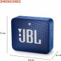 JBL GO2 - Waterproof Ultra Portable Bluetooth Speaker - Blue