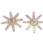 HEIDI DAUS "Cosmic Connection" Crystal Star Earrings