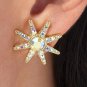 HEIDI DAUS "Cosmic Connection" Crystal Star Earrings