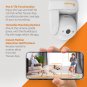 Toucan Security Seek Indoor Pan & Tilt Security Camera - White - New