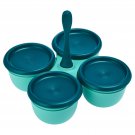 Tupperware Blossom Table 4-Bowl Condiment Server with Lids Tupperware Blossom Table 4-Bowl Condiment Server with Lids