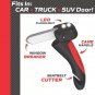 Car Cane, Door Handle, Mobility Aid LED Flashlight Window Breaker Emergency Tool