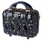 Marcy McKenna 2-in-1 Essential Milan Hardside Beauty Case-Midnight Leopard, New Marcy McKenna 2-in-1 Essential Milan Hardside Beauty Case-Midnight Leopard, New