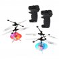 Mindscope Flying Rechargeable UFOs - 2-Pack - Blue & Orange - New with Box