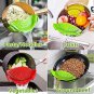 Cook's Essentials Pot Pan Bowl  Clip On Strainers Set of 2 Collapsible - New -