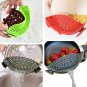 Cook's Essentials Pot Pan Bowl  Clip On Strainers Set of 2 Collapsible - New -