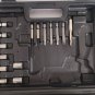 Caliber 4.8-V Cordless Screwdriver Drill W/ Toolbox-8 Sockets-32 Bits-Blue-NEW
