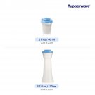 Tupperware 4-piece Salt/Pepper Hourglass and Mini Shaker Set, BLUE Tupperware 4-piece Salt/Pepper Hourglass and Mini Shaker Set, BLUE