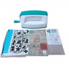 Diamond Press Grand Marquise Die-Cutting & Embossing Machine Bundle Teal - New